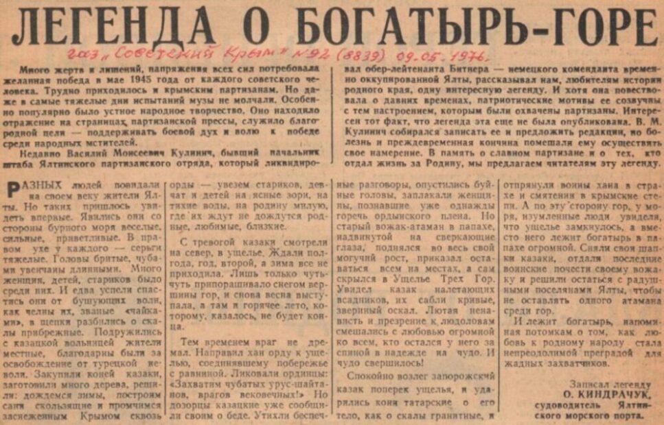 В кримських газетах.