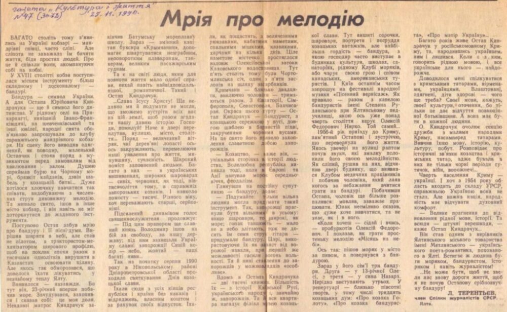 Публікації в газетах.