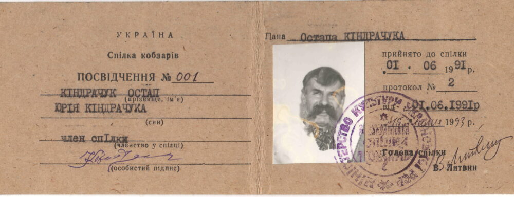 Моя участь в Національній Спілці Кобзарів України