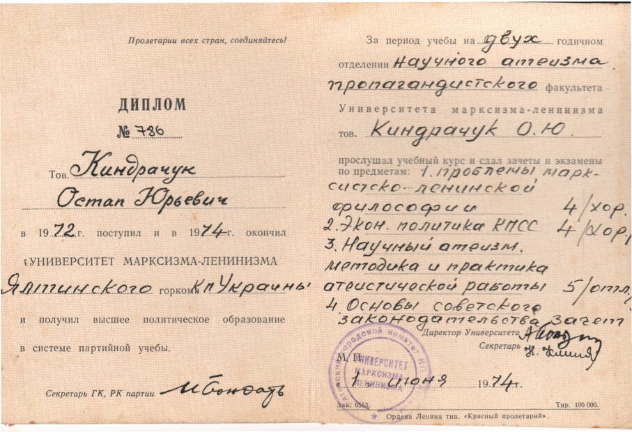 7. Музейний розгром, сімейний крах і … знову все спочатку (червень 1973 – листопад 1975 рр..)