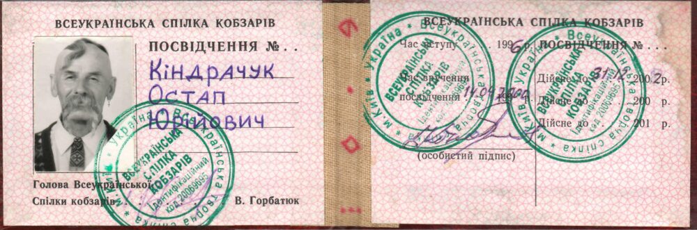 Моя участь в Національній Спілці Кобзарів України