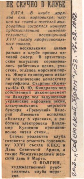 Деякі сольні виступи за межами капели.