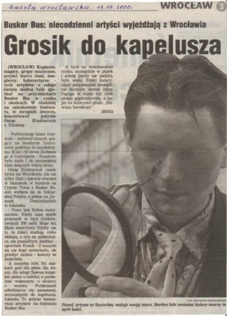 Публікації в газетах за кордоном.