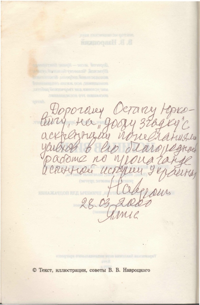 Творчі здобутки окремих активістів Ялтинської "Просвіти".